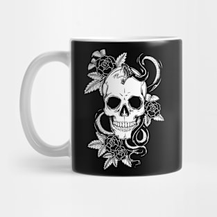 Skull Art Design - Snake Adornment Mug